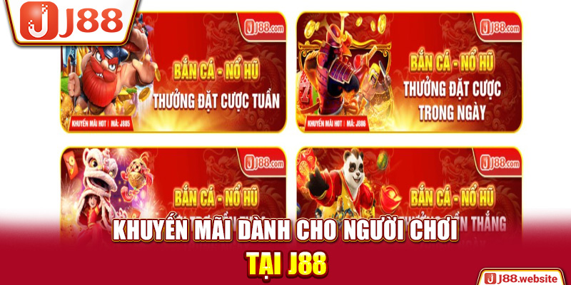 Khuyến mãi dành cho người chơi tại J88