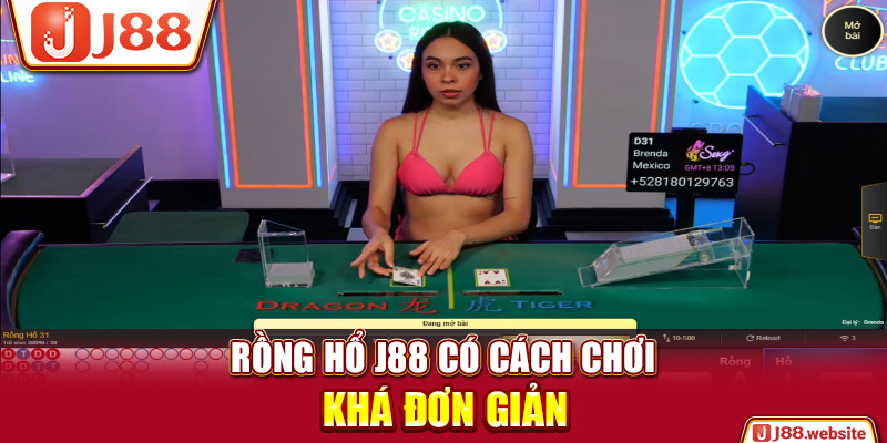 Rồng hổ J88 có cách chơi khá đơn giản